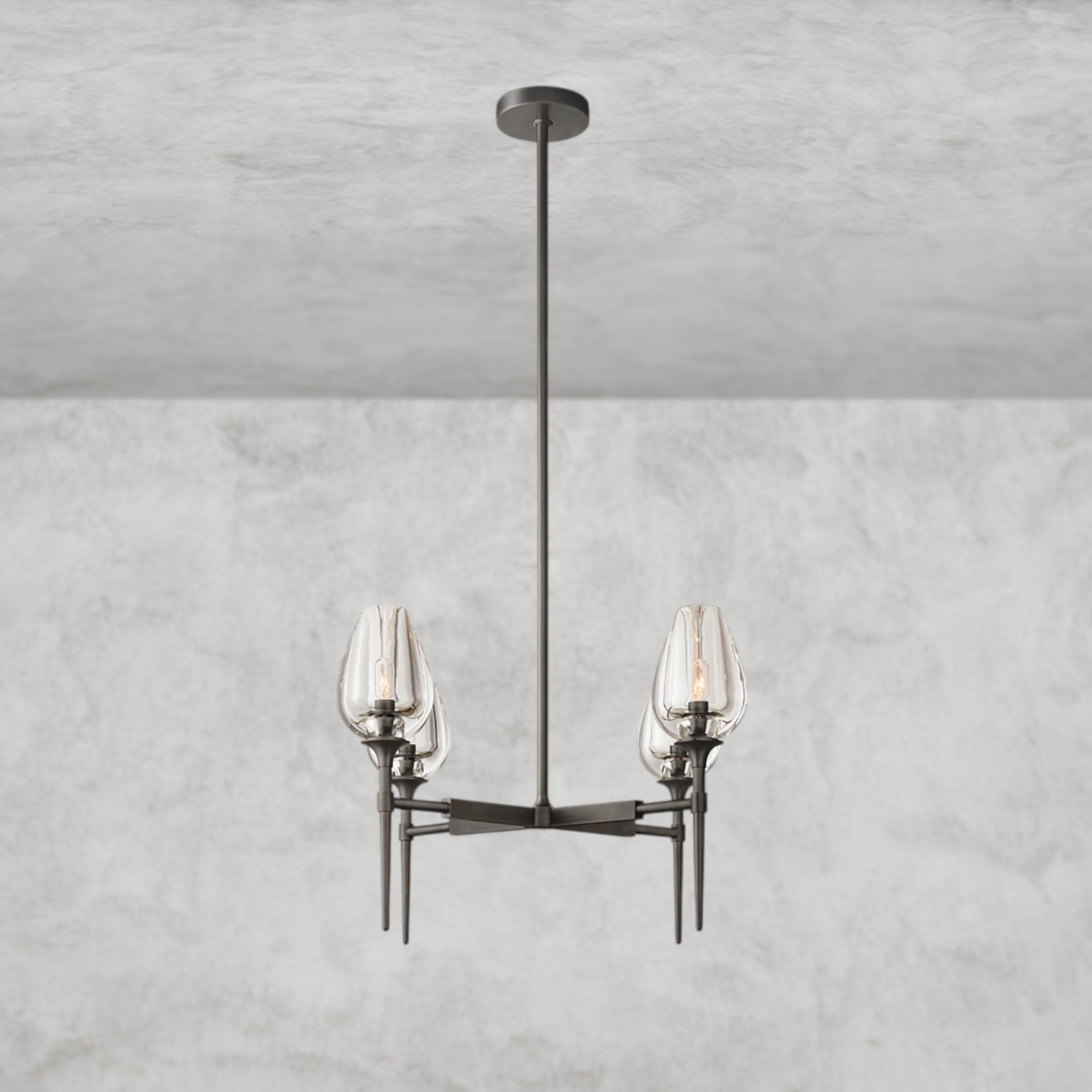 TULIP ROUND CHANDELIER 27", 42", 54"